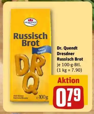 REWE Dr. Quendt Dresdner Russisch Brot Angebot