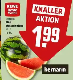 REWE Mini- Wassermelone Angebot