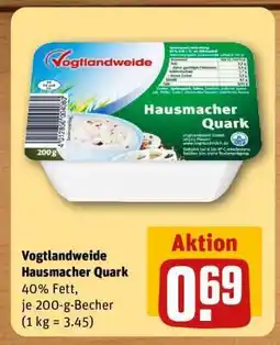 REWE Vogtlandweide Hausmacher Quark Angebot