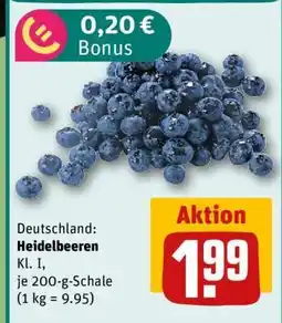 REWE Heidelbeeren Angebot