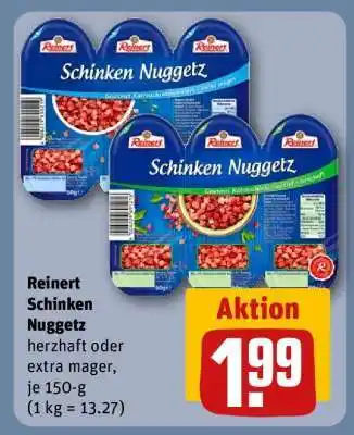 REWE Reinert Schinken Nuggetz Angebot