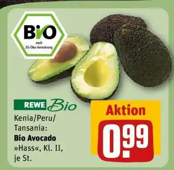 REWE Bio Avocado Hass, Kl. II, je St Angebot
