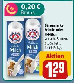 REWE Bärenmarke Frisch- oder H-Milch Angebot