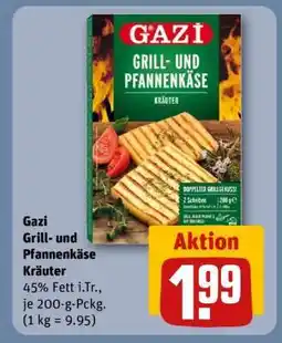 REWE Gazi Grill- und Pfannenkäse Kräuter Angebot