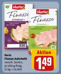 REWE HERTA Finesse Aufschnitt Angebot