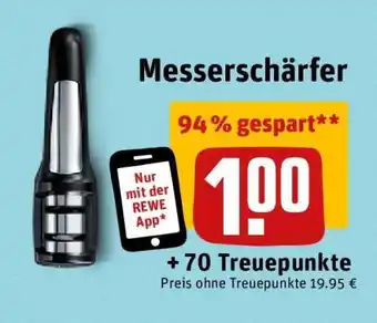 REWE Messerschärfer Angebot