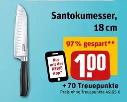 REWE Santokumesser, 18 cm Angebot