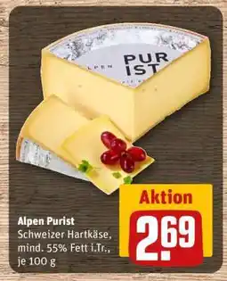 REWE Alpen Purist Angebot
