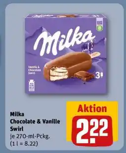 REWE Milka Chocolate & Vanille Swirl Angebot