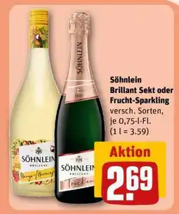 REWE Söhnlein Brillant Sekt oder Frucht-Sparkling Angebot