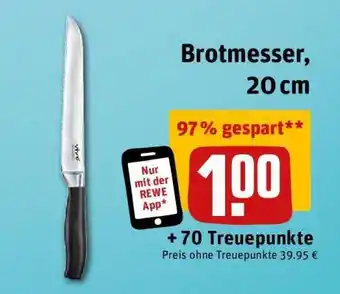 REWE Brotmesser, 20 cm Angebot