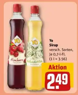 REWE Yo Sirup Angebot