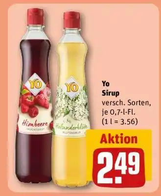 REWE Yo Sirup Angebot