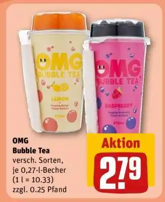 REWE OMG Bubble Tea Angebot