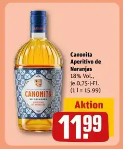 REWE Canonita Aperitivo de Naranjas Angebot