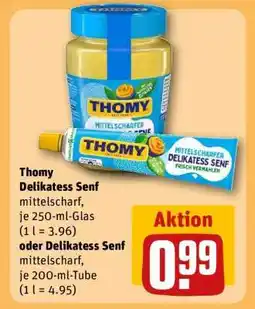 REWE Thomy Delikatess Senf Angebot