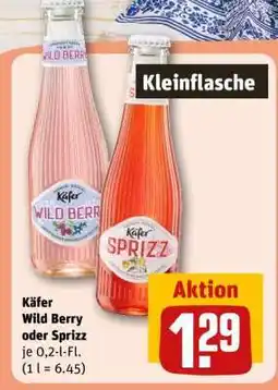 REWE Käfer Wild Berry oder Sprizz Angebot