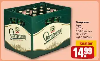 REWE Staropramen Lager Angebot