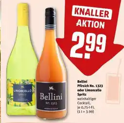 REWE Bellini Pfirsich No. 1323 oder Limoncello Spritz Angebot
