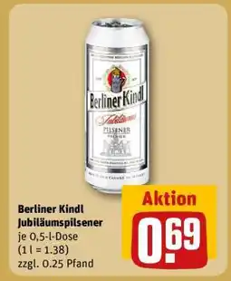 REWE Berliner Kindl Jubiläumspilsener Angebot