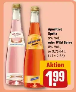 REWE Aperitivo Spritz oder Wild Berry Angebot