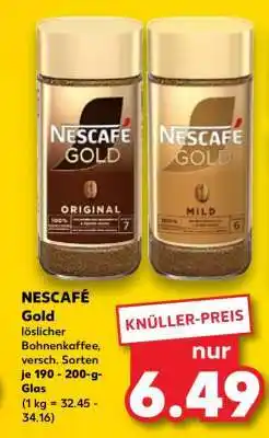 Kaufland Nescafé Gold Angebot