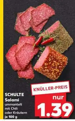 Kaufland SCHULTE Salami Angebot