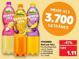 Kaufland PFANNER Refresh Vita Angebot