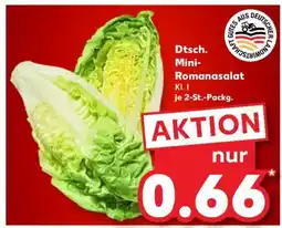 Kaufland Dtsch. Mini-Romanasalat Kl. I Angebot