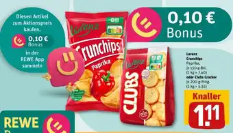 REWE Lorenz Crunchips Paprika Angebot