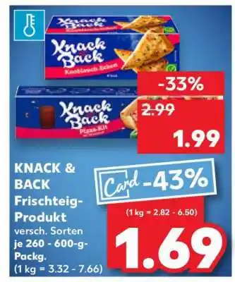 Kaufland KNACK & BACK Frischteig-Produkt Angebot