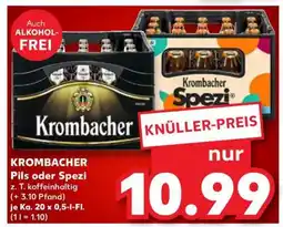 Kaufland KROMBACHER Pils oder Spezi Angebot