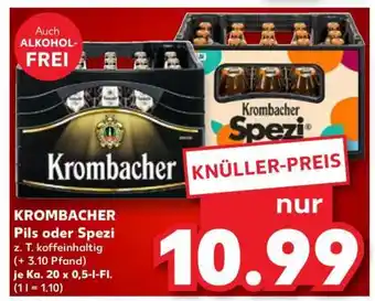 Kaufland KROMBACHER Pils oder Spezi Angebot