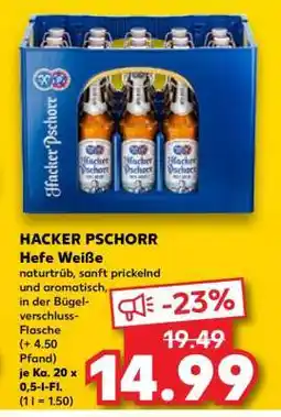 Kaufland Hacker-Pschorr Hefe-Weiße Angebot