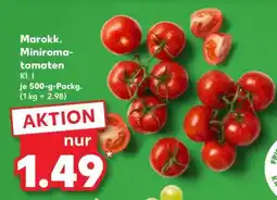 Kaufland Marokk. Miniromatomaten Angebot