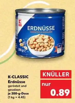 Kaufland K-CLASSIC Erdnüsse Angebot