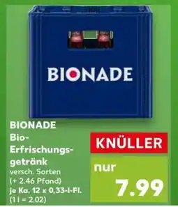 Kaufland BIONADE Bio-Erfrischungsgetränk Angebot