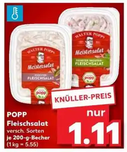 Kaufland POPP Fleischsalat Angebot
