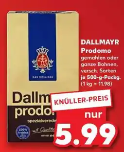 Kaufland Dallmayr Prodomo Angebot
