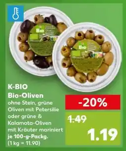 Kaufland K-BIO Bio-Oliven Angebot