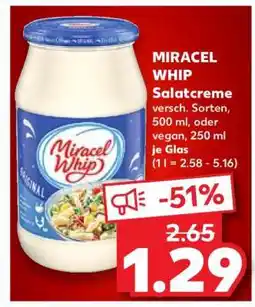 Kaufland MIRACEL WHIP Salatcreme Angebot