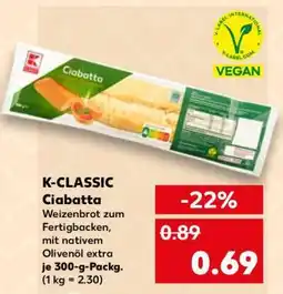 Kaufland K-CLASSIC Ciabatta Angebot