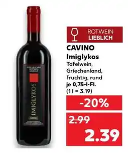 Kaufland CAVINO Imiglykos Angebot