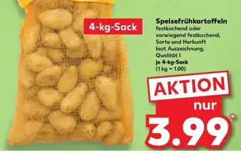 Kaufland Speisefrühkartoffeln Angebot