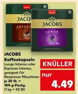 Kaufland JACOBS Kaffeekapseln Angebot