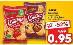 Kaufland LORENZ Crunchips Angebot