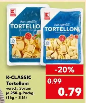 Kaufland K-CLASSIC Tortelloni Angebot