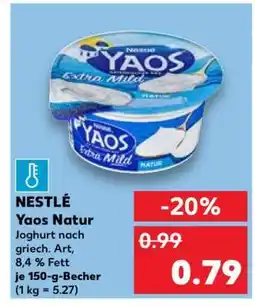 Kaufland NESTLÉ Yaos Natur Angebot