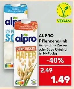 Kaufland ALPRO Pflanzendrink Angebot