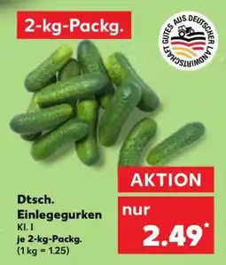 Kaufland Dtsch. Einlegegurken Angebot